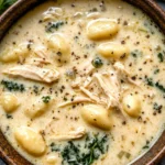 Creamy Garlic Chicken Gnocchi Soup