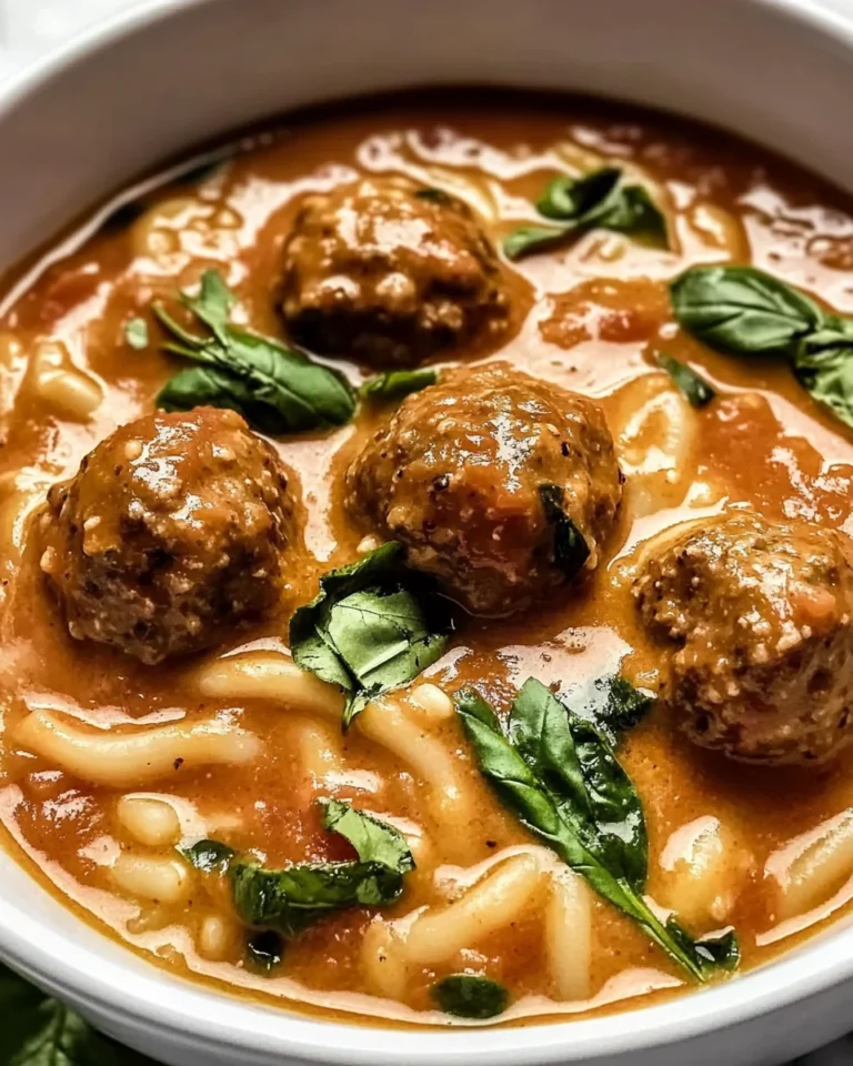 Creamy Italian Meatball Soup