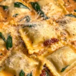 Creamy Tuscan Ravioli