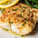 Crispy Air Fryer Parmesan Crusted Cod