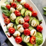 Cucumber Caprese Salad