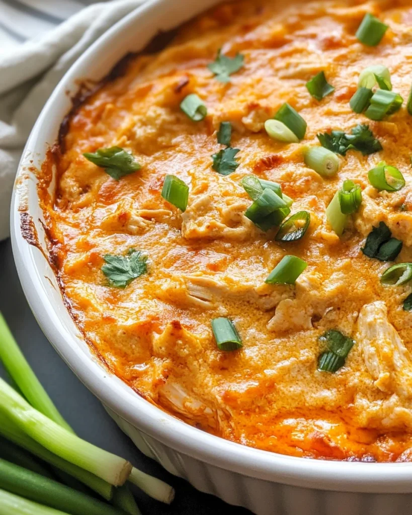 Dairy-Free Healthy Buffalo Chicken Dip Recipe (Keto)
