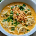 Delicious Curry Dumpling Soup