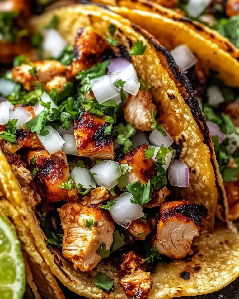 Easy Chicken Street Tacos Recipe