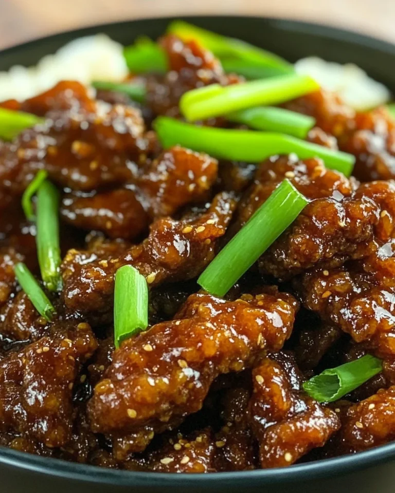 Easy Crispy Mongolian Beef