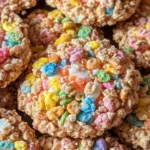 Fruity Pebble Marshmallow Cookies