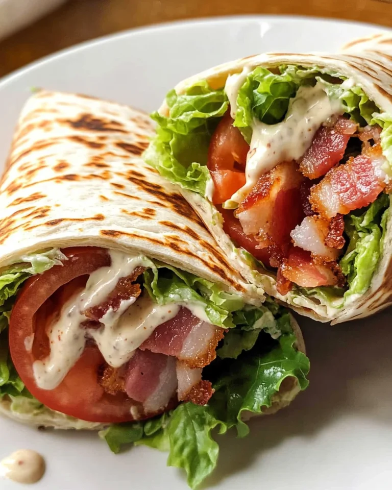 Gourmet BLT Wraps with Secret Sauce