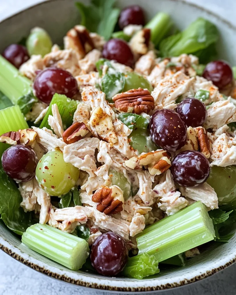 Healthy Chicken Salad with Grapes | Whole30