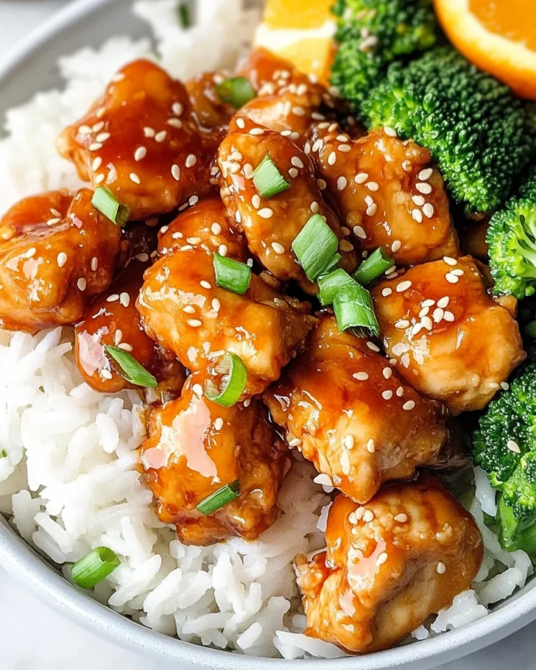 Healthy Orange Chicken