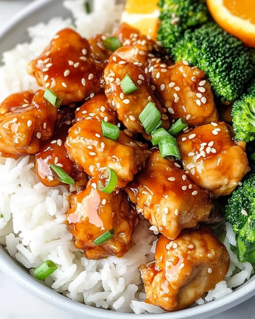 Healthy Orange Chicken