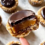 Healthy Twix Cookie Cups (Vegan, Paleo)