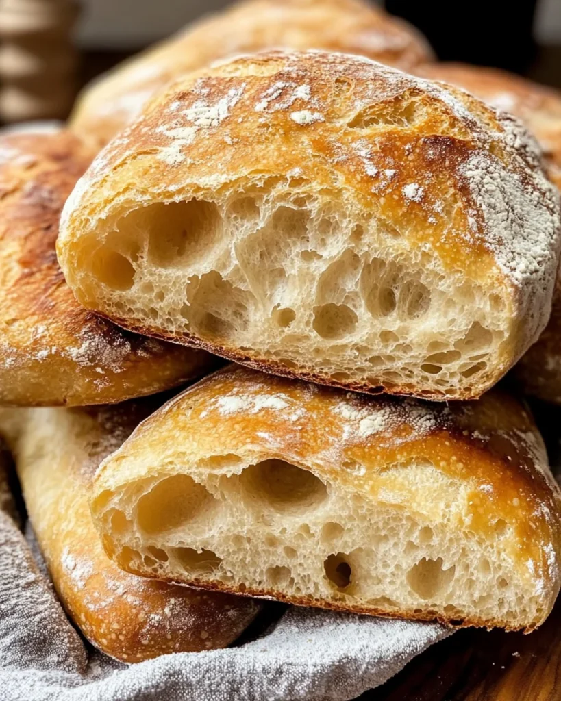 Homemade Ciabatta Bread Recipe