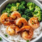Honey Garlic Shrimp Bowls