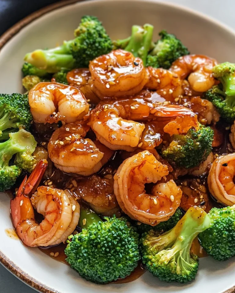 Honey Garlic Shrimp and Broccoli