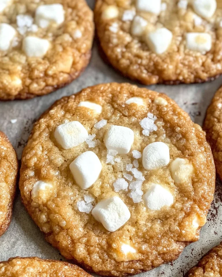 Marshmallow Crispy Cookies (Costco Copycat)
