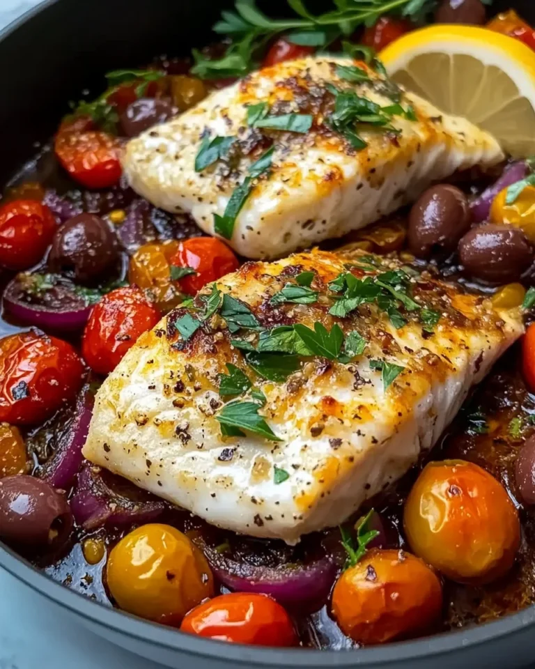 Mediterranean Baked Fish