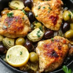 Mediterranean Lemon Chicken with Artichokes & Olives