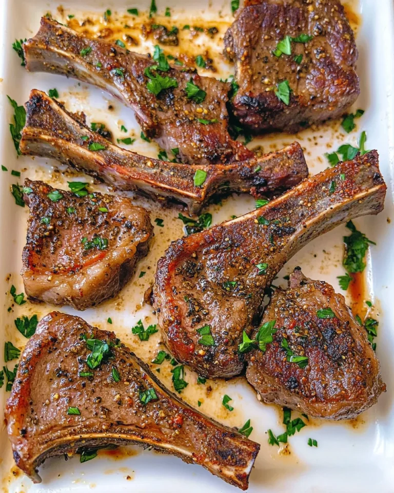 Oven Baked Lamb Chops Recipe