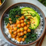 Peanut Chickpea Buddha Bowl