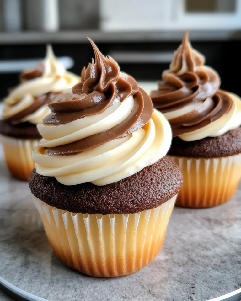 Perfect Swirl Cupcakes: Two-Tone Frosting Magic