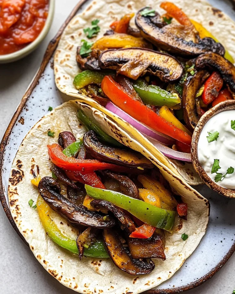 Portobello Vegan Fajitas