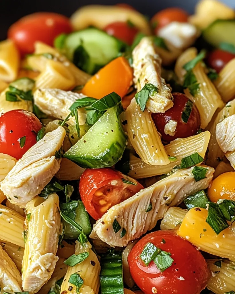 Protein-Packed Chicken Pasta Salad