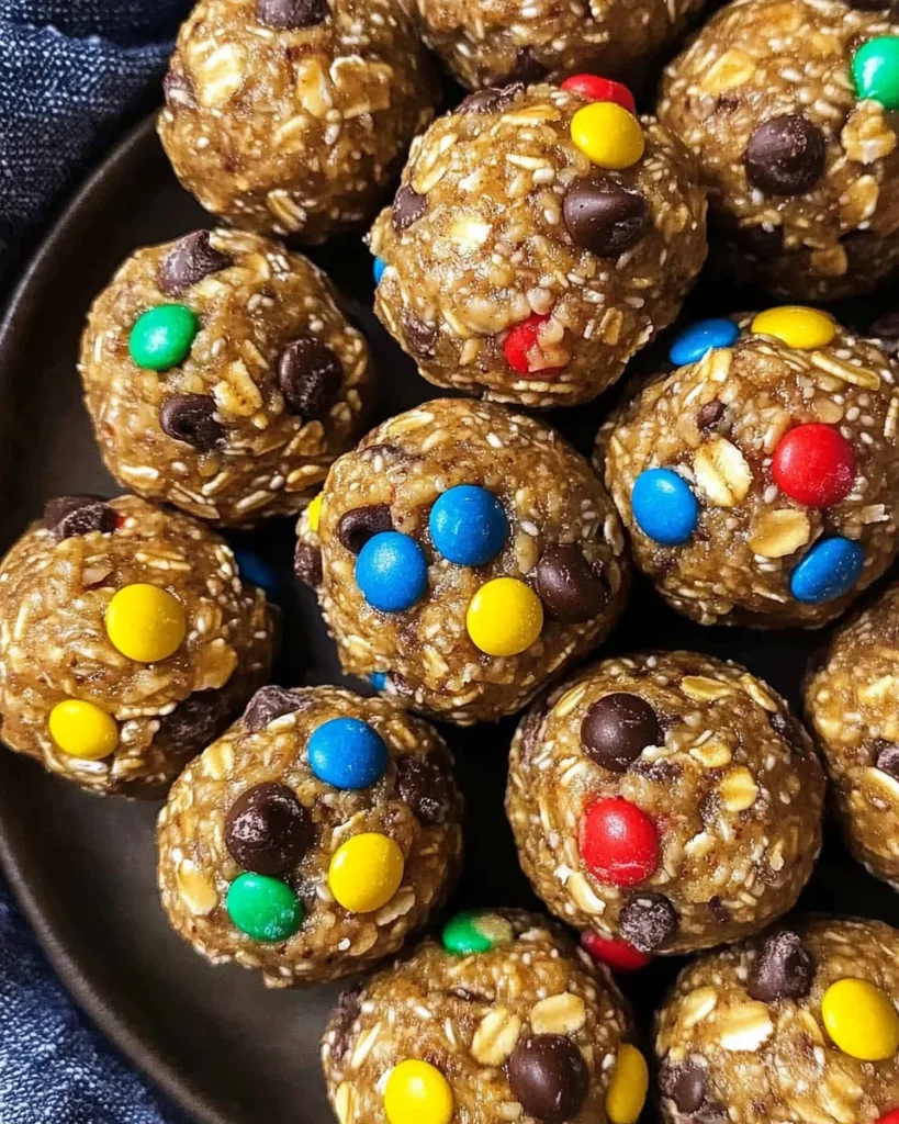 Quick Monster Cookie Protein Balls