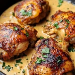Skillet Chicken Thighs Recipe