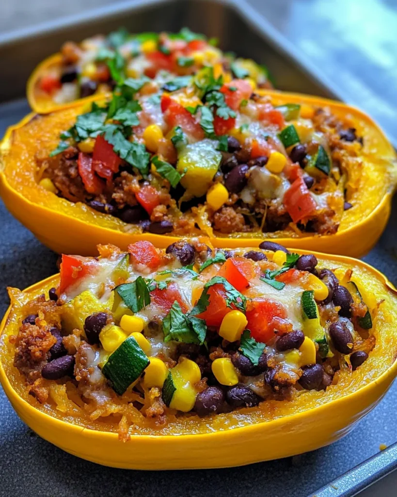 Spaghetti Squash Burrito Bowls