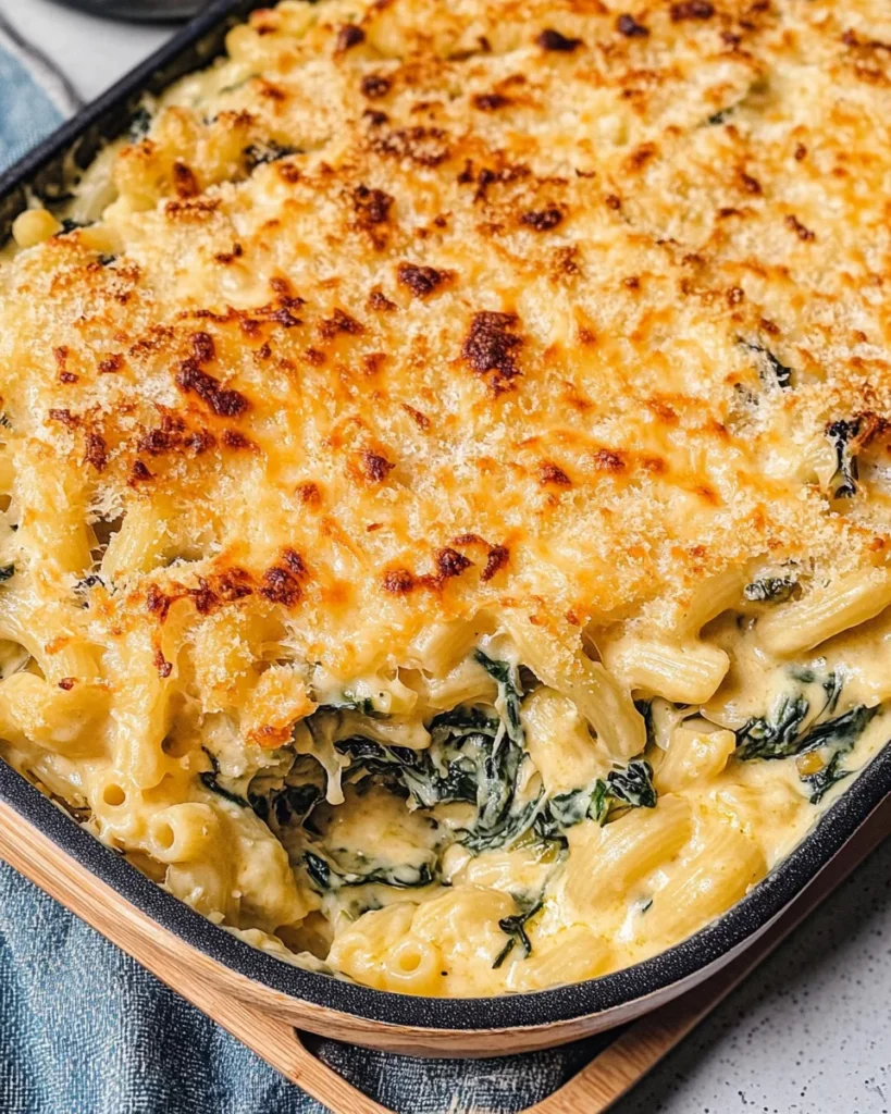 Spinach Artichoke Mac and Cheese
