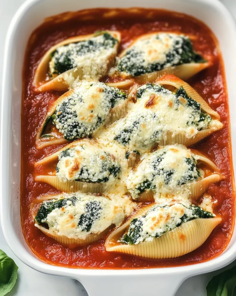 Spinach and Ricotta Stuffed Shells Recipe