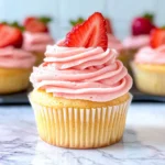 Strawberry Lemonade Cupcakes