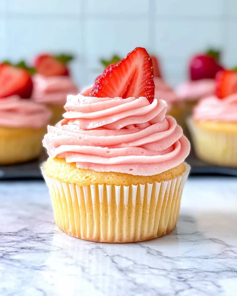 Strawberry Lemonade Cupcakes