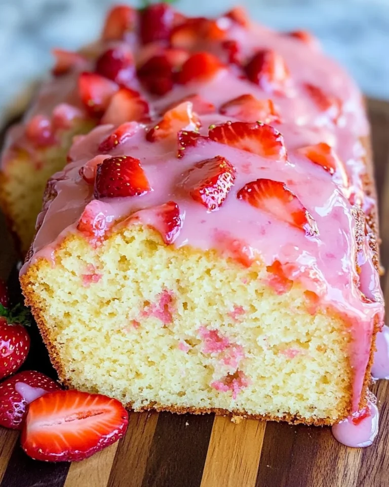 Strawberry Pound Cake