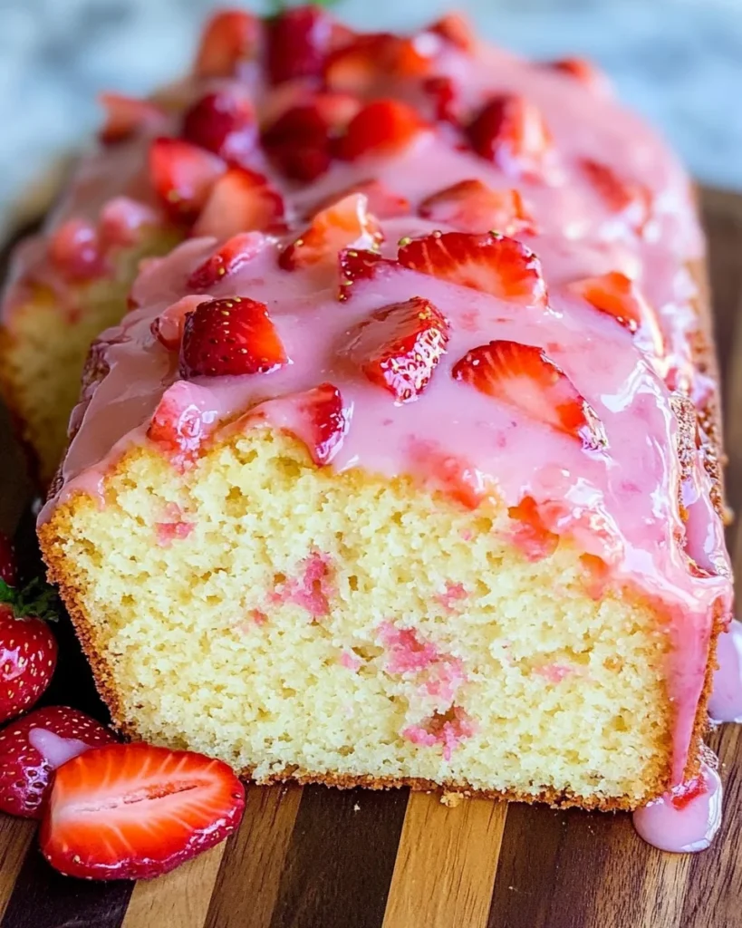 Strawberry Pound Cake