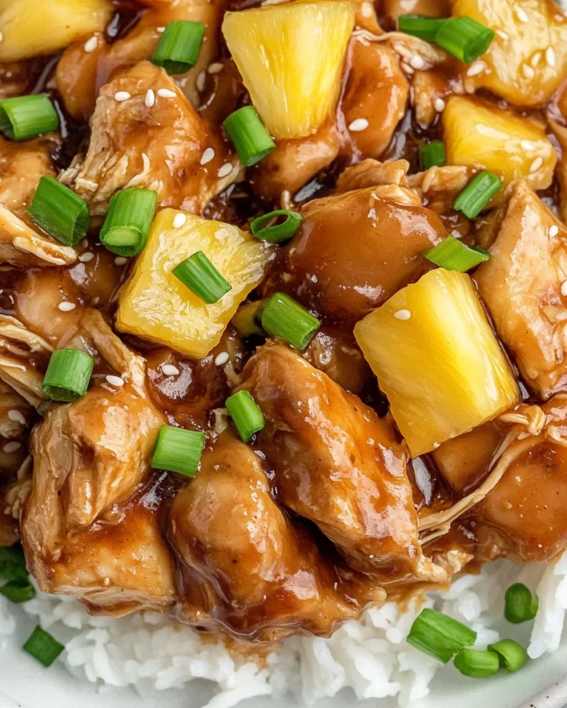Sweet Hawaiian Crockpot Chicken