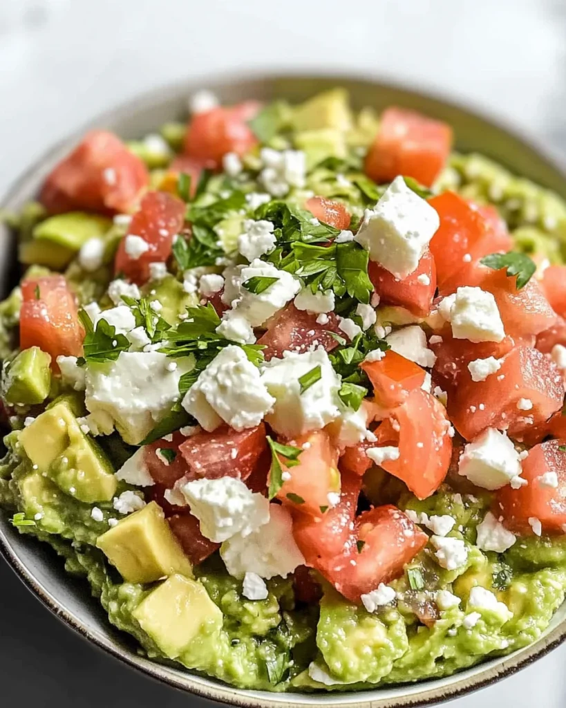 The Best Avocado Feta Dip