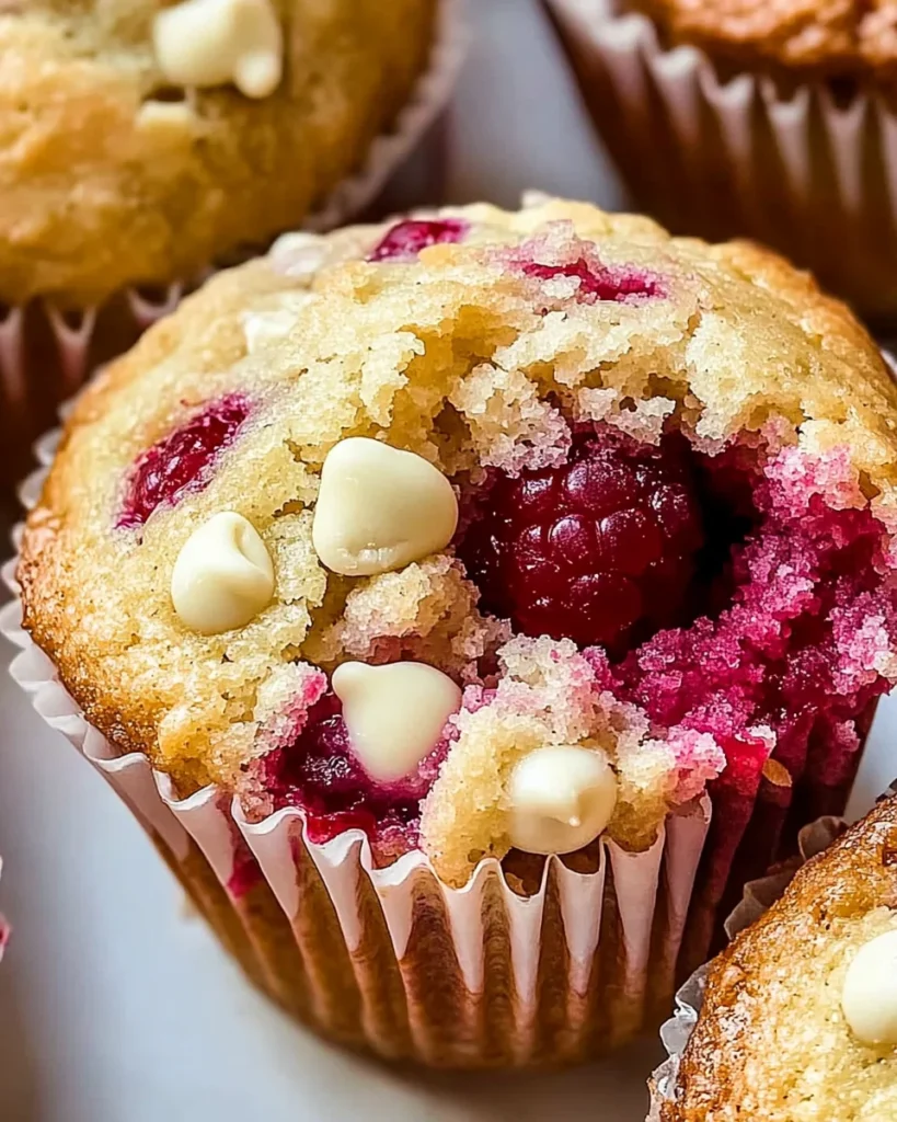 White Chocolate Raspberry Muffins