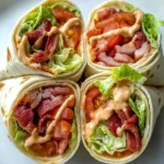 Zesty BLT Wraps with Chipotle Mayo