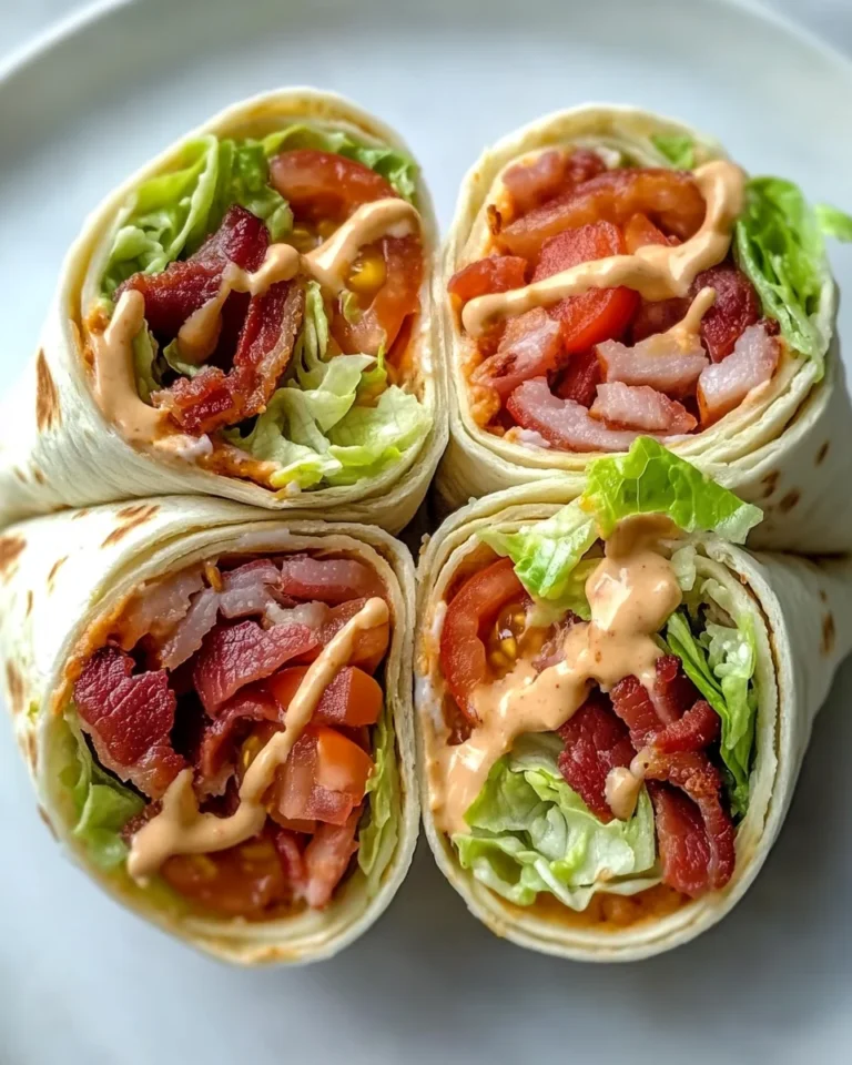 Zesty BLT Wraps with Chipotle Mayo