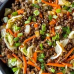 30-Minute Ground Beef and Cabbage Stir Fry