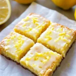AMAZING LEMON BROWNIES RECIPE