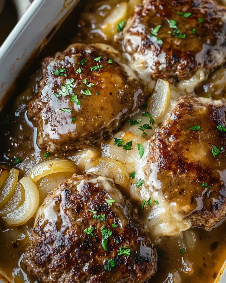 Amish Hamburger Steak Bake