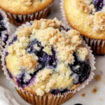 Bakery Style Blueberry Muffins