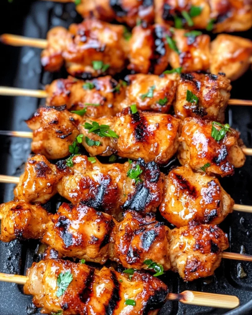 Bang Bang Chicken Skewers