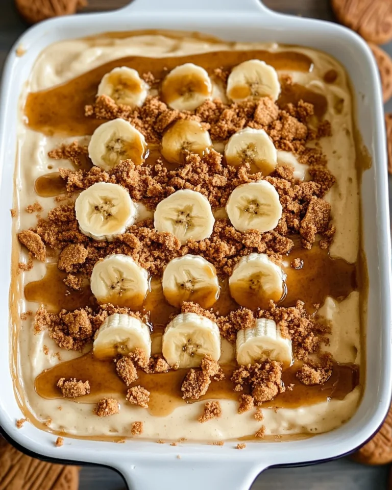 Biscoff Banana Pudding