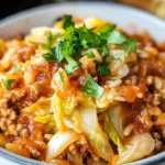 Cabbage Roll In A Bowl