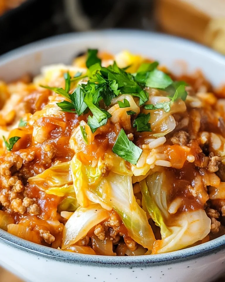 Cabbage Roll In A Bowl