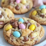 Cadbury Mini Egg Cookies with Brown Butter