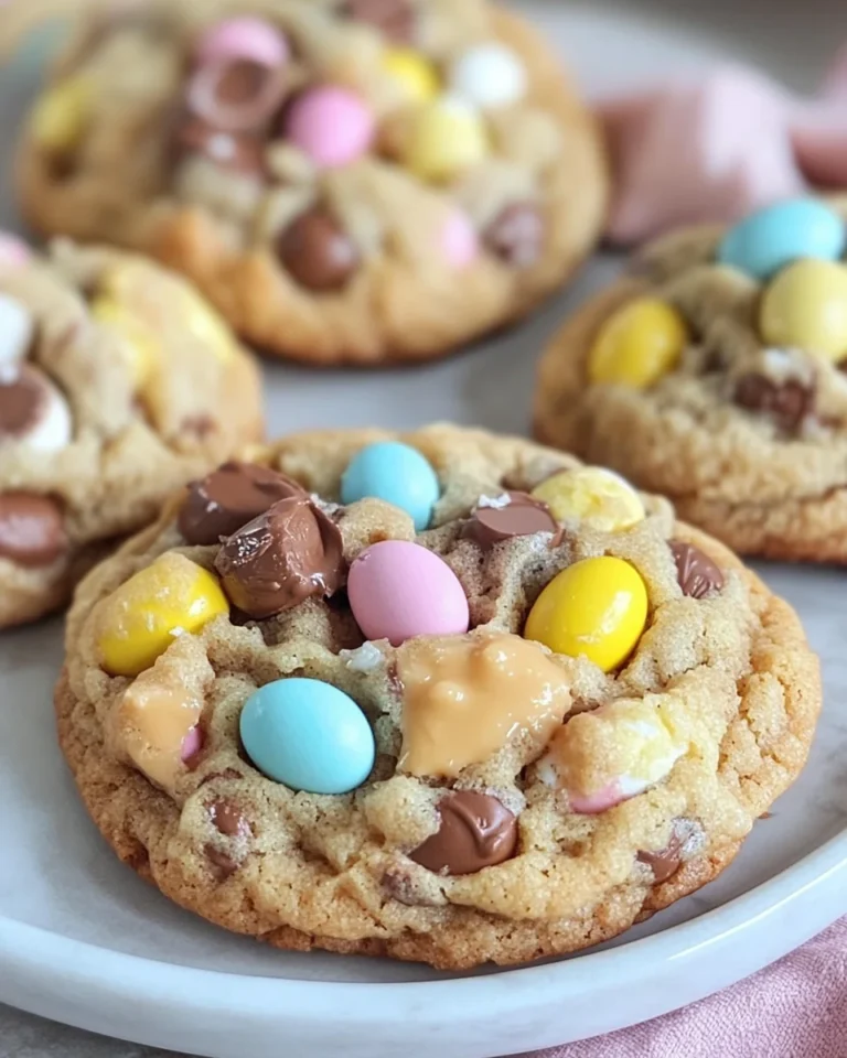 Cadbury Mini Egg Cookies with Brown Butter